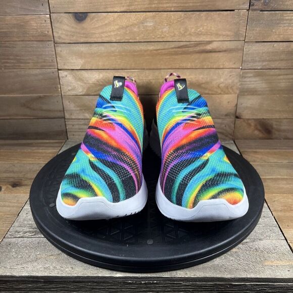 Skechers Stretch Knit 3.0 Ultra Flex Electric Brights Slip On Shoes Womens Sz 6 - Picture 2 of 10